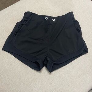 Women's Black Athletic Shorts